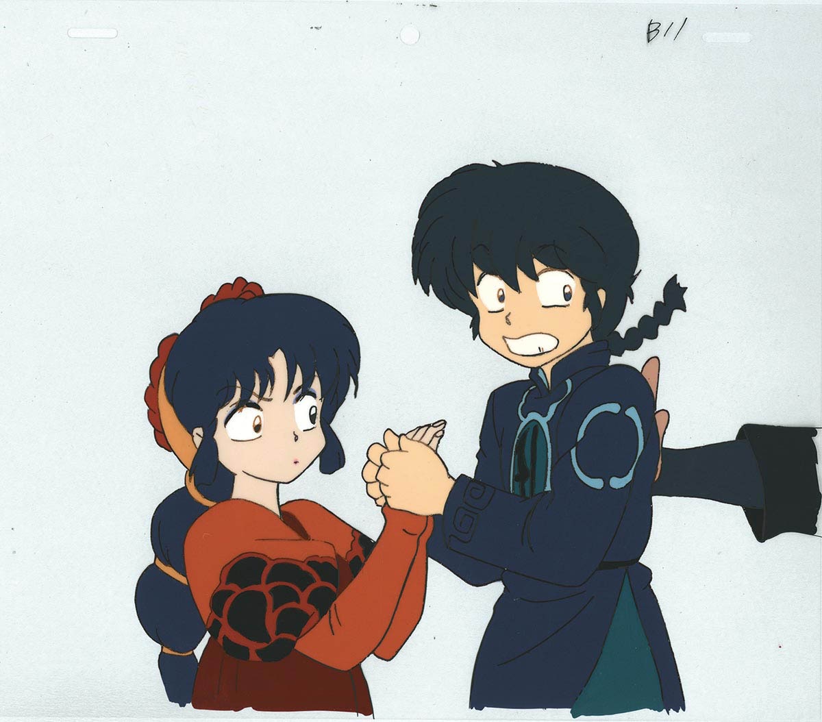 らんま1/2 天道あかね ロミオとジュリエット回 背景付きセル画 らんま1/2