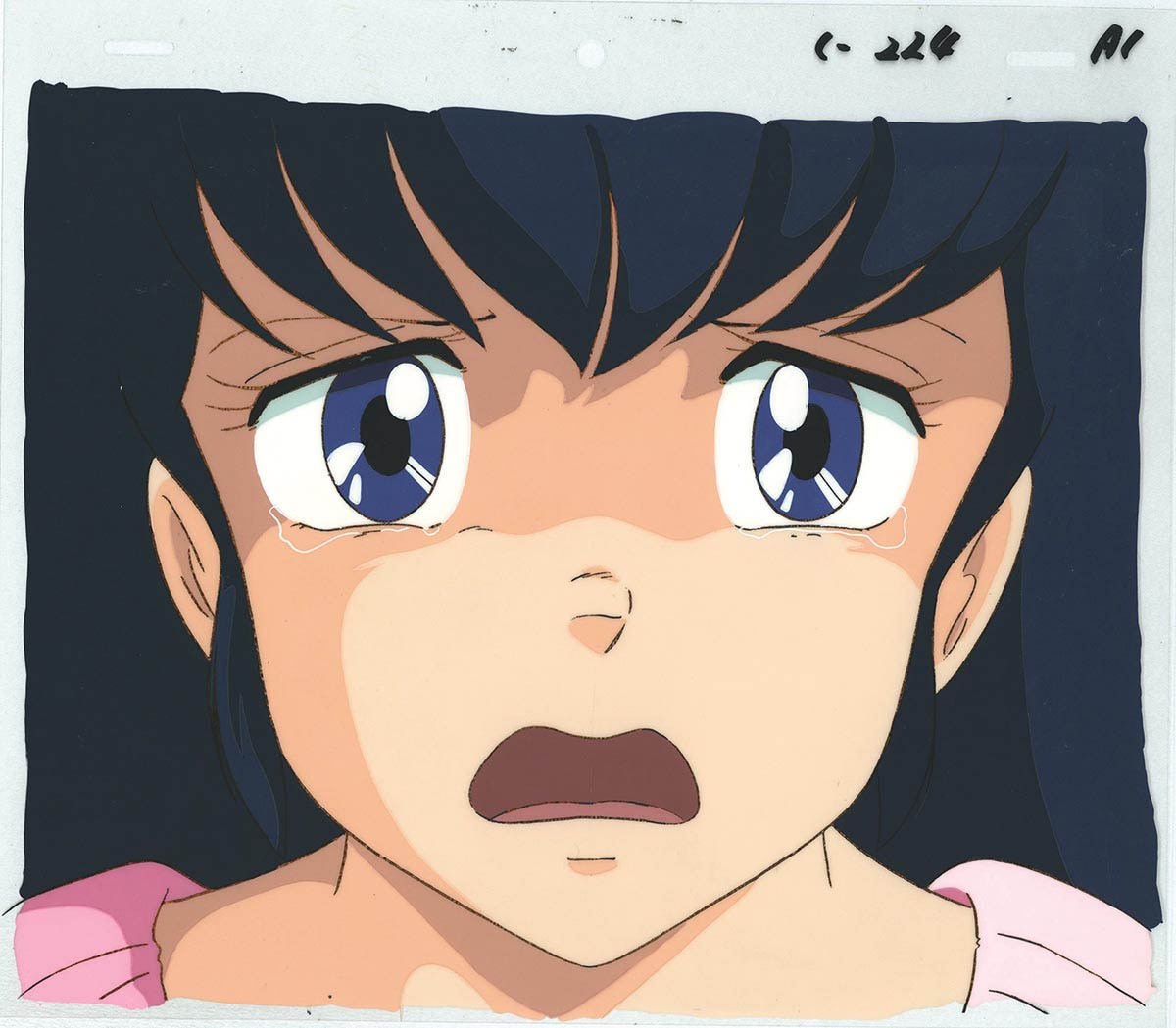 めぞん一刻 音無響子 五代くんセル画&原画？動画？セット 184 186 A29