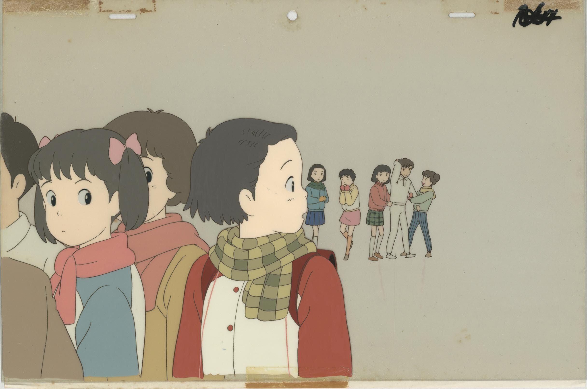 おもひでぽろぽろ セル画(紙貼り付き) スタジオジブリ おもひで