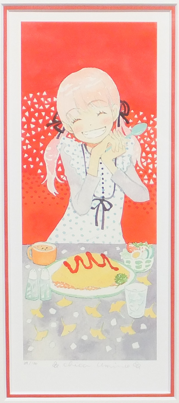 羽海野チカ直筆サイン＆シリアルナンバー入り「ハチミツとクローバー