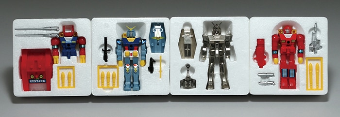 オリオン/セブン ミニ合金 機動戦士ガンダム ゴールド合金 4体セット