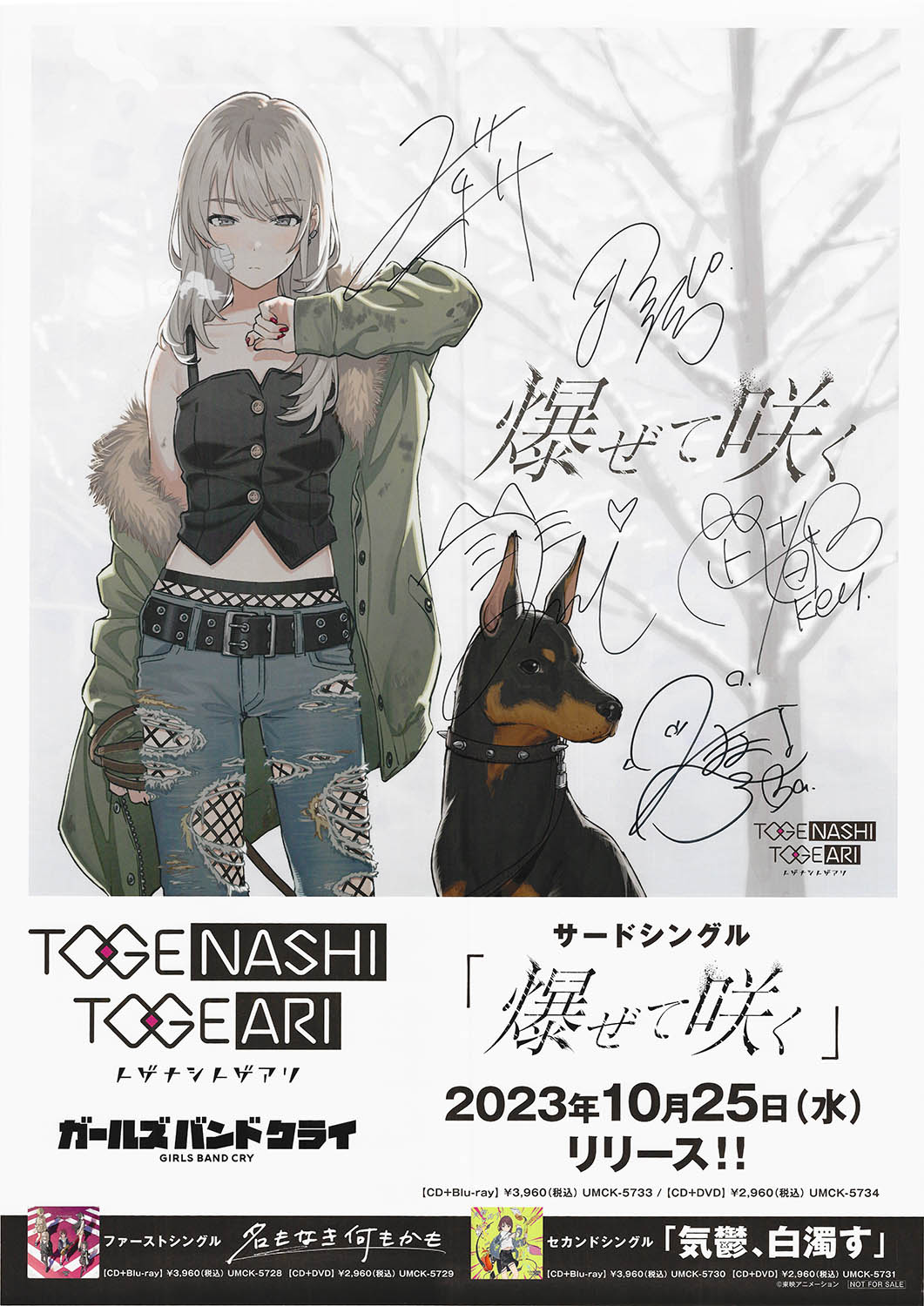 ガールズバンドクライ ポスター 豪華版 予約特典 トゲナシトゲアリ