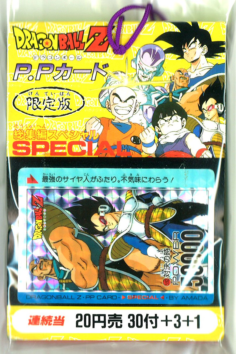 アマダ ドラゴンボールZ PPカード コレクションケース 付属カード 昭和
