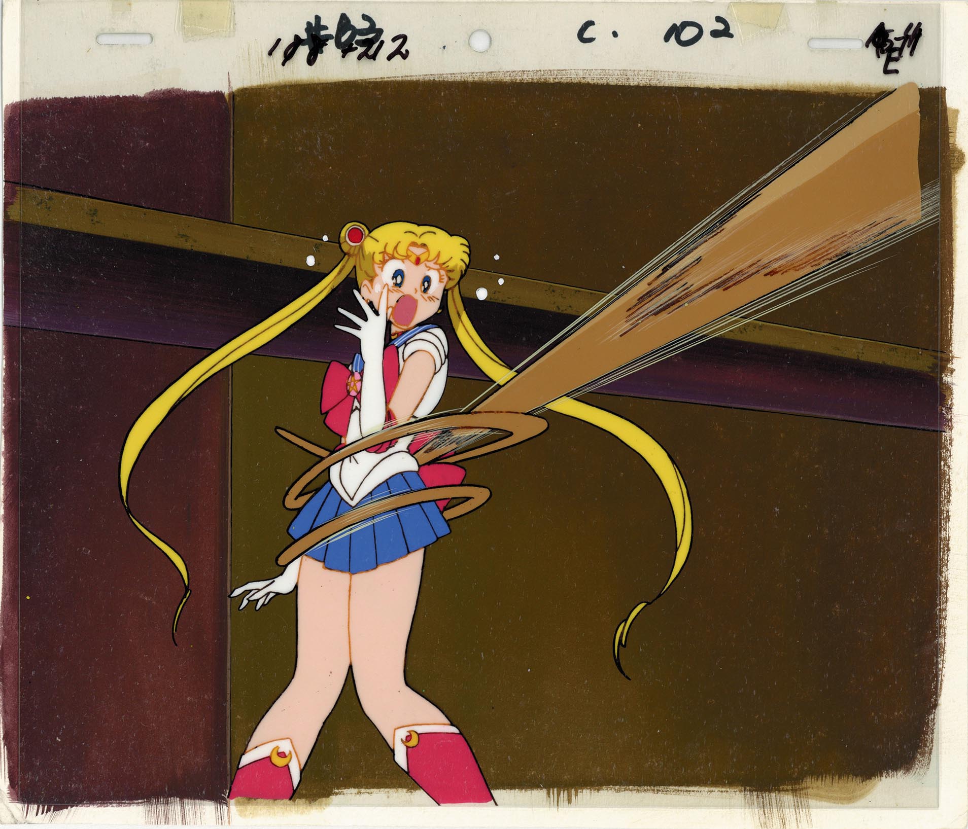 セーラームーン 手描きアニメーションセル セーラームーン 手描き