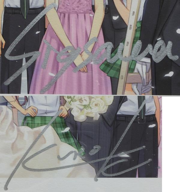 一つの大陸の物語 時雨沢恵一 黒星紅白 直筆サイン入り 複製原画 大