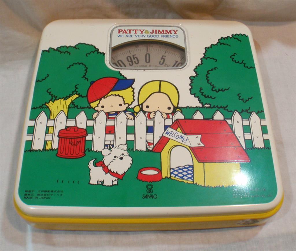 サンリオ パティ＆ジミー 体重計 76年