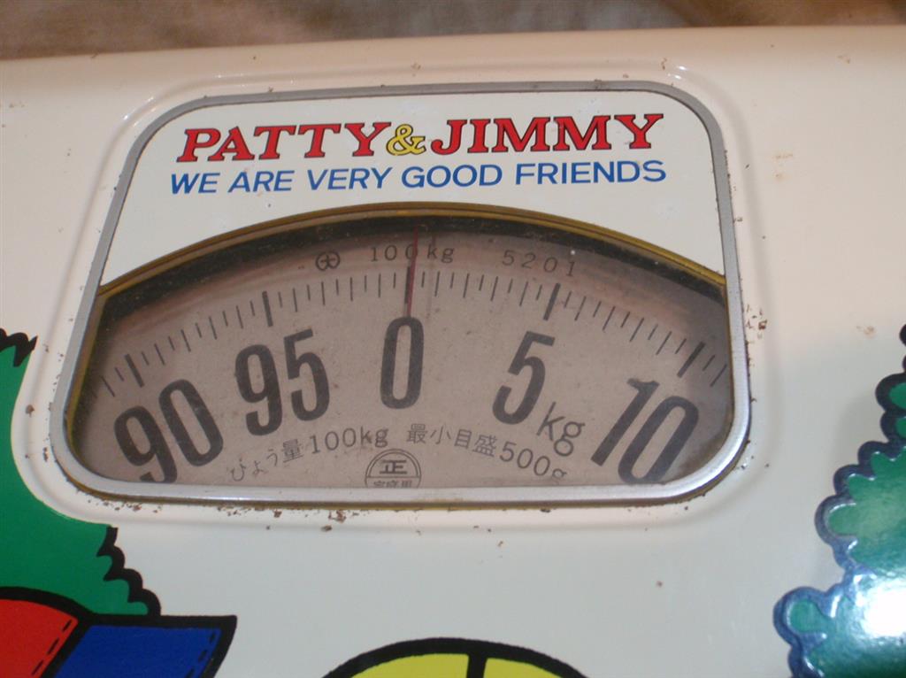 サンリオ パティ＆ジミー 体重計 76年