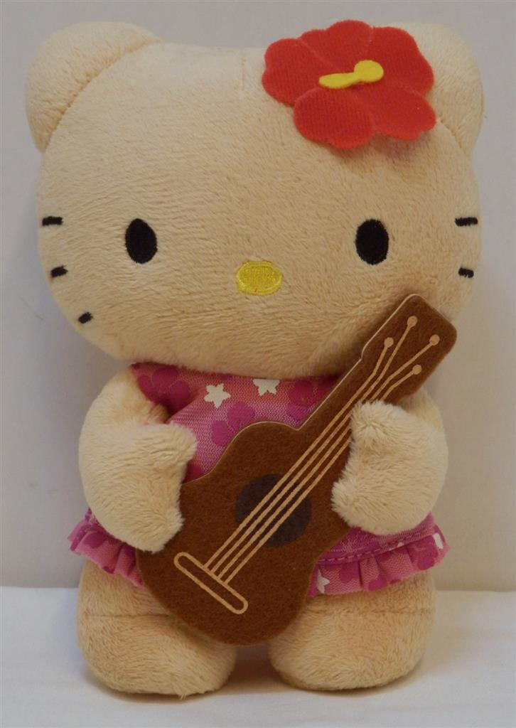 レア‼️アロハ ハワイアン 日焼けキティ ウクレレ ハイビスカス フラ