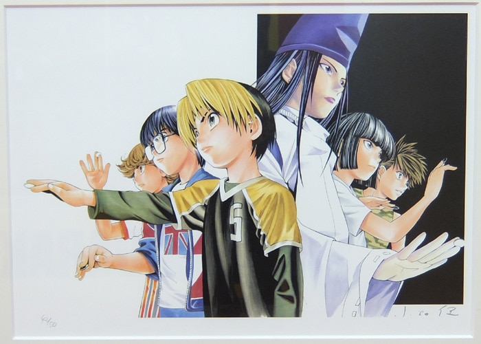 美品】ヒカルの碁 サイン色紙 複製 ヒカル＆佐為＆アキラ 小畑健