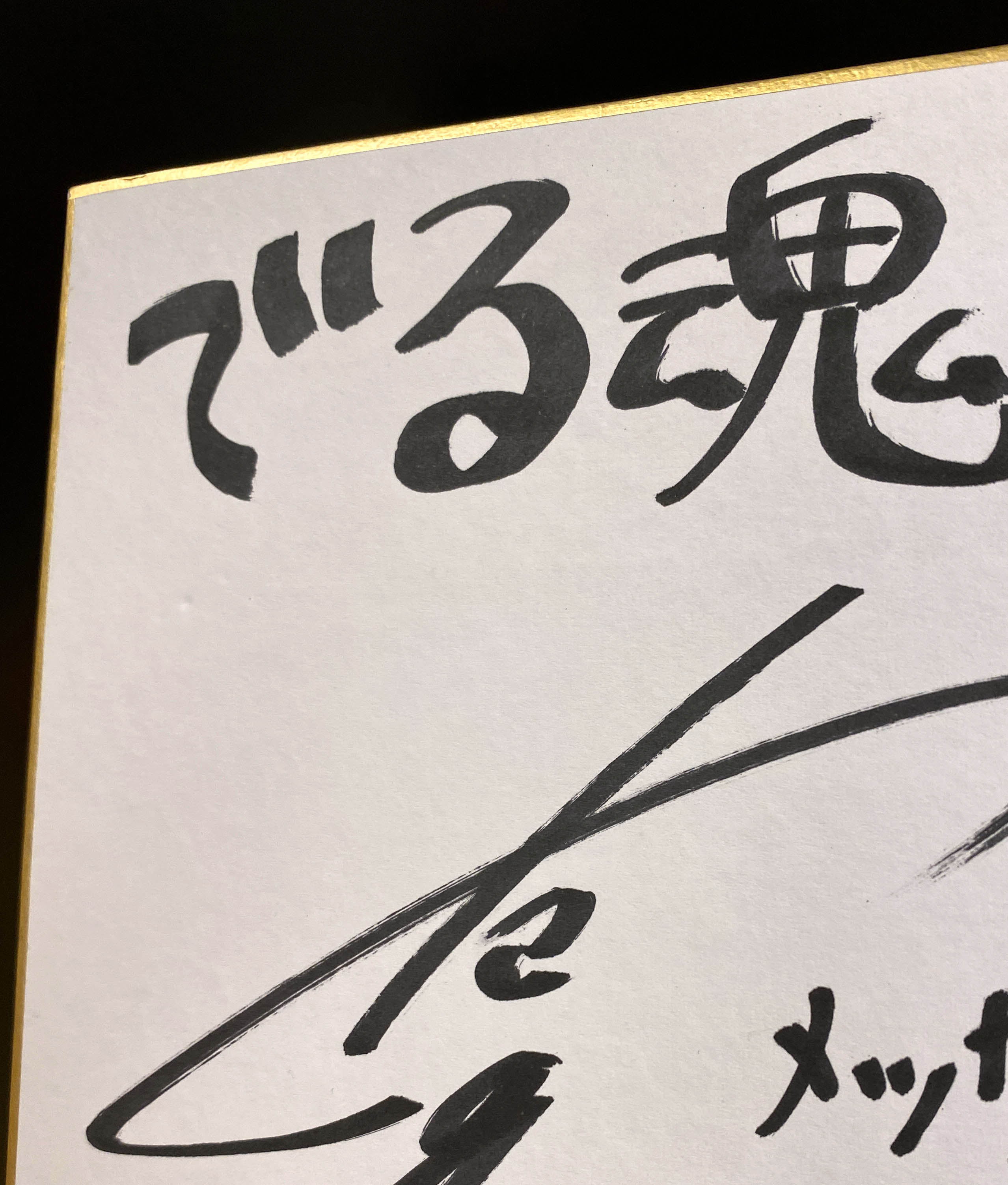 内山昂輝＆安野希世乃「マクロスΔ」直筆サイン色紙