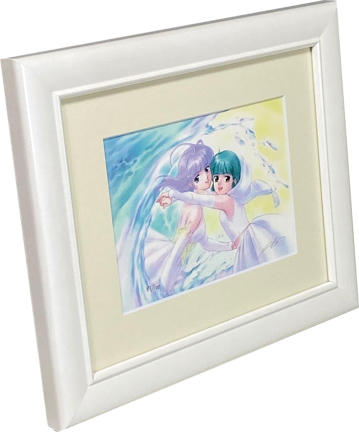 2214］ 高田明美 直筆サイン入りカラー複製イラスト「魔法の天使