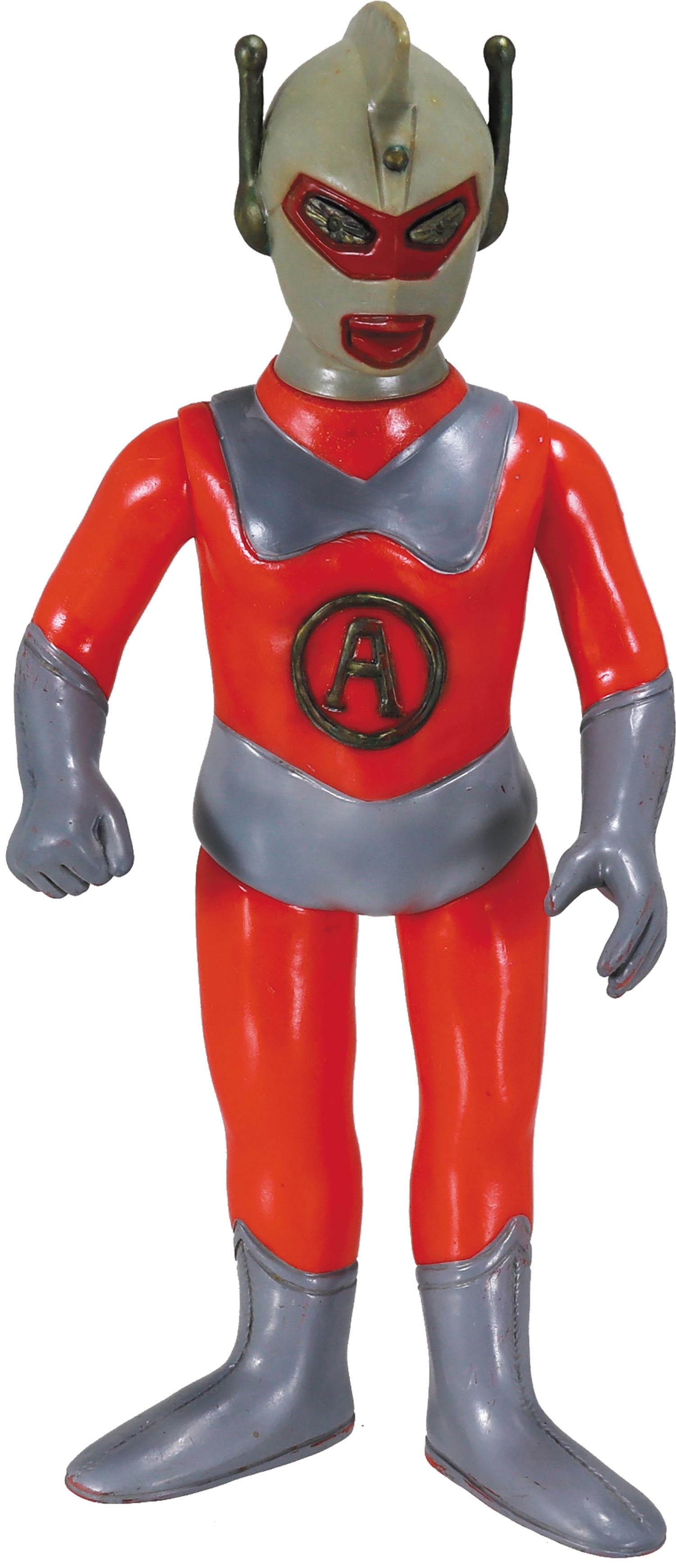 貴重】マルサン ウルトラエース ソフビ 復刻版 怪獣新聞 貴重