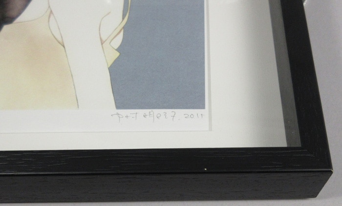 中村明日美子 同級生 複製原画 卒業式 サイン・シリアルナンバー入り