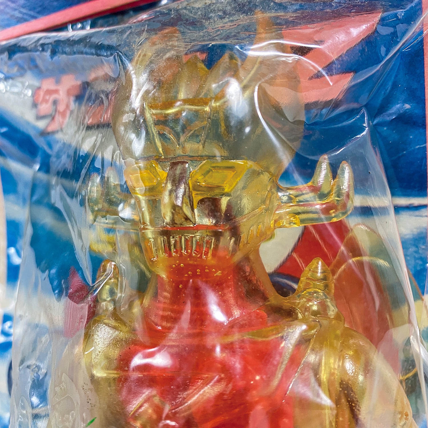 透明人間サンダーZ パチソフビ無版権変身サイボーグ昭和おもちゃソフビ