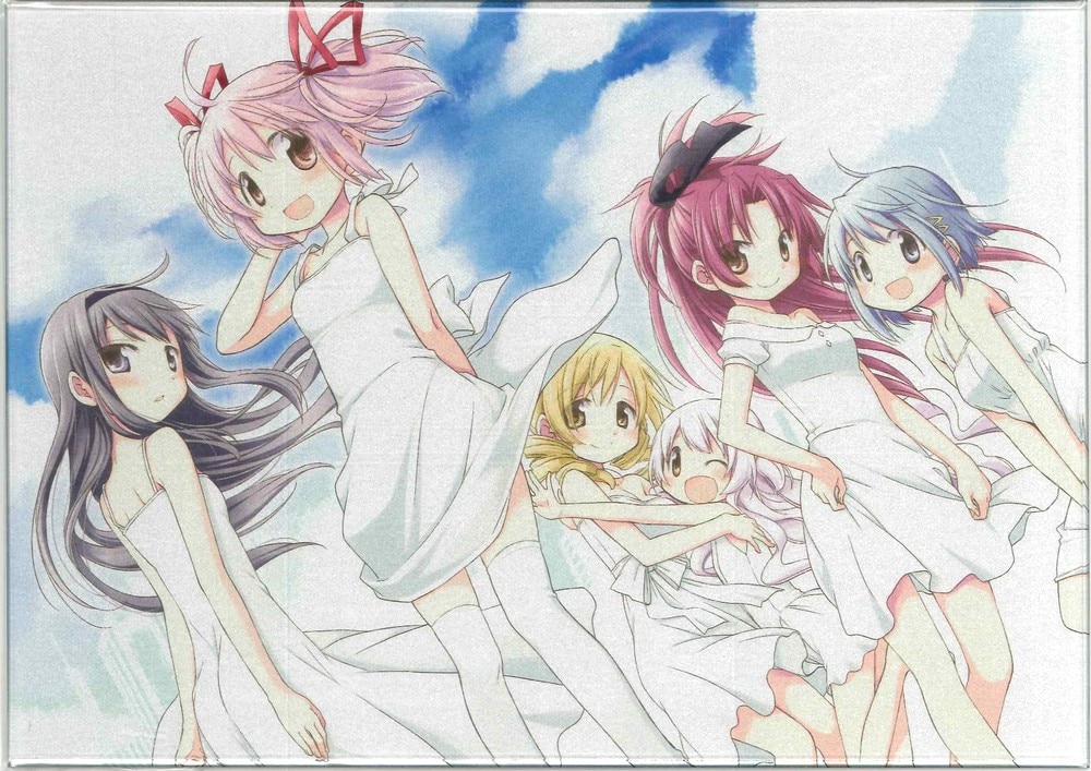 蒼樹うめ展限定 描き下ろしイラスト ポストカード 蒼樹うめ展 魔法少女