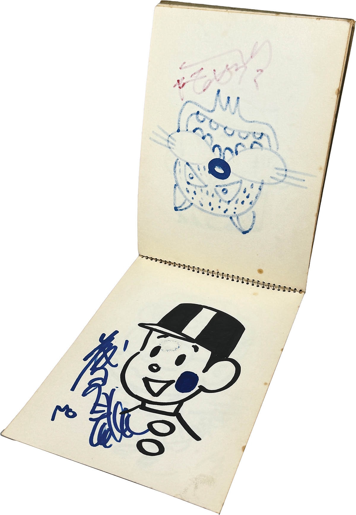 4011] 藤子不二雄 直筆イラストサイン/声優(白石冬美/大竹宏/兼本新吾