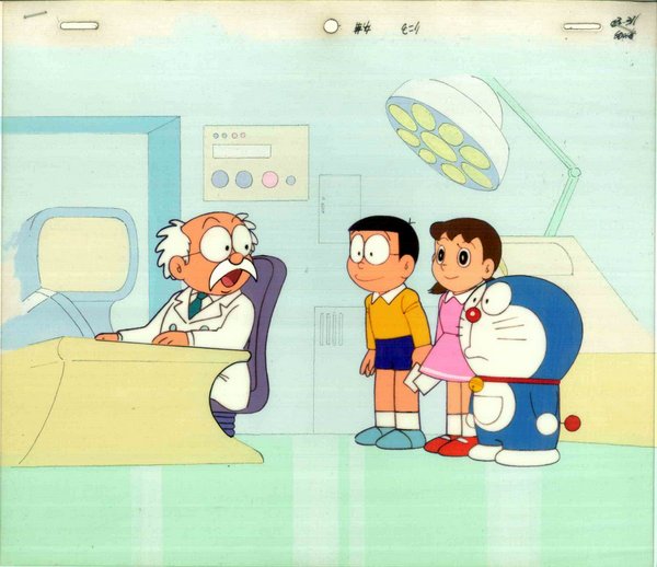 ドラえもん セル画 1 ドラえもん セル画 昭和 ドラえもん① セル画