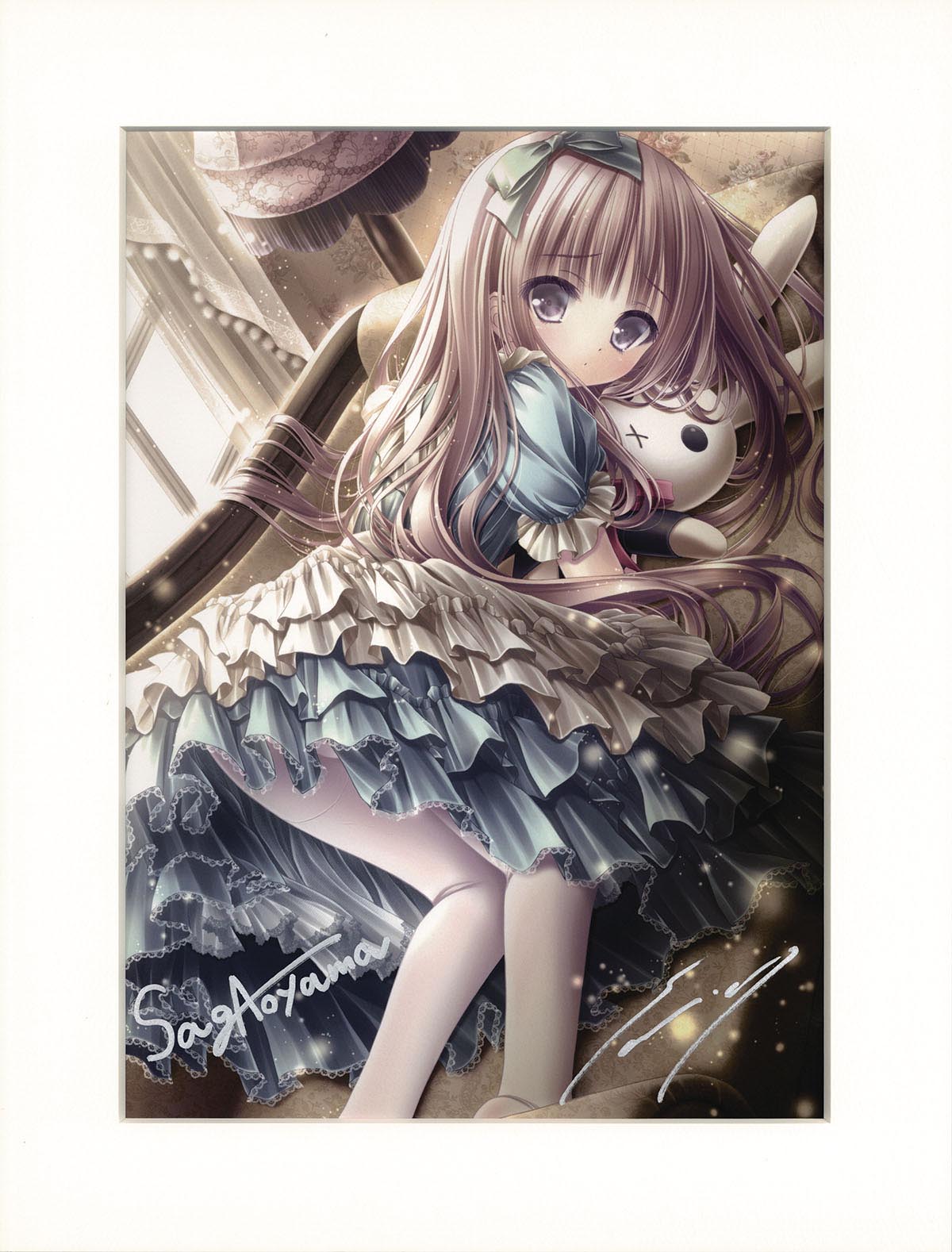 3157］ 蒼山サグ/てぃんくる 直筆サイン入りカラー複製イラスト「ロウ