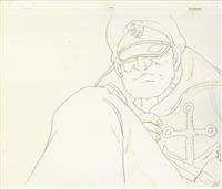 わんぱく大昔クムクム」セル画＋直筆背景画 わんぱく大昔クムクム