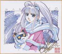 このすば「暁なつめ」「三嶋くろね」直筆サイン色紙 暁なつめ/三嶋くろね