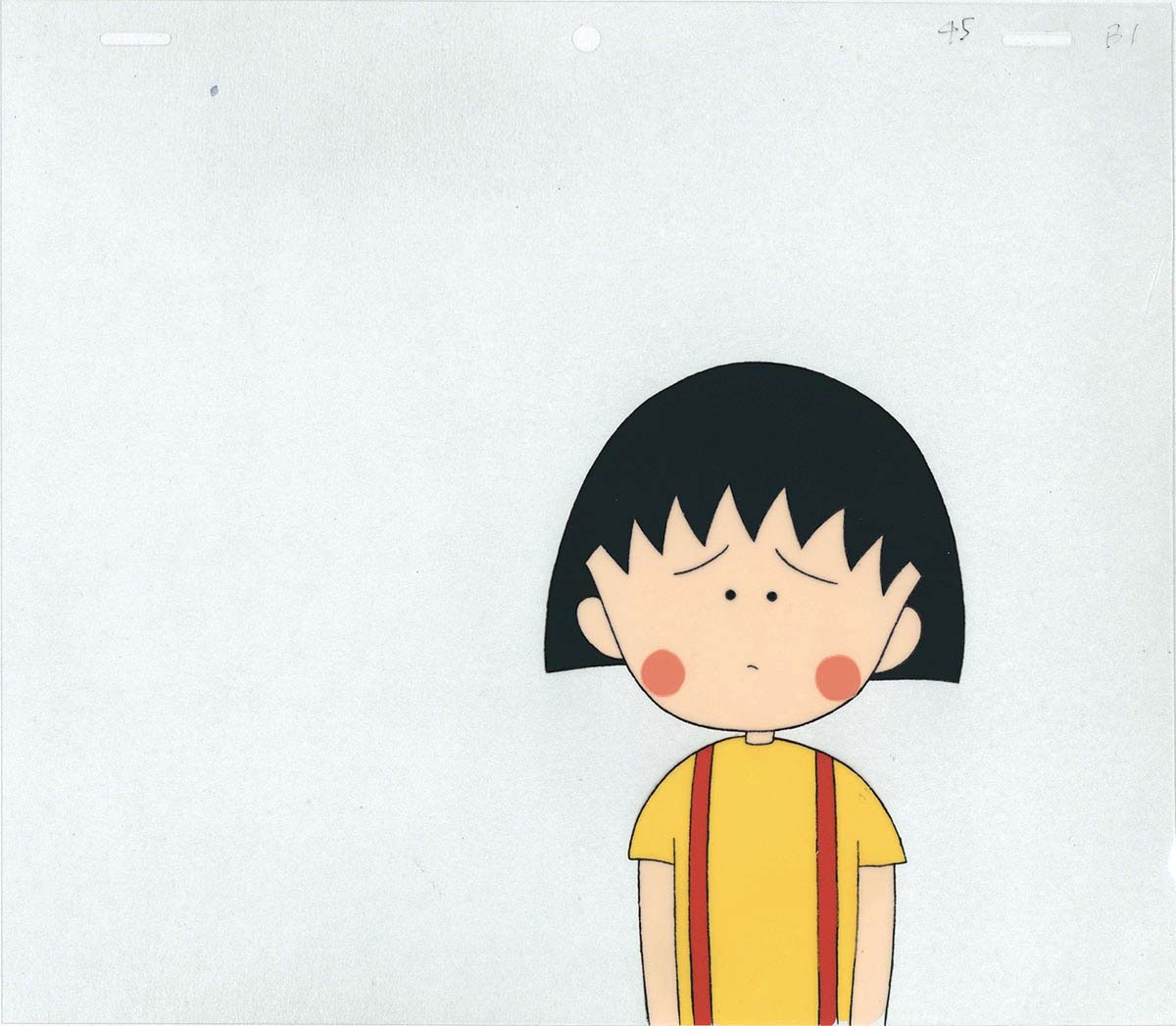 レア！さくらももこ ちびまる子ちゃん セル画 下書き付き レア