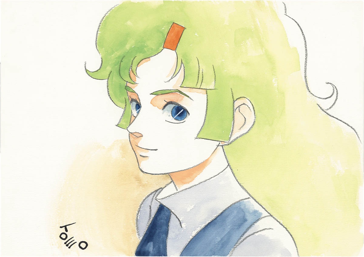 湖川友謙先生 直筆カラーイラスト 直筆サイン 戦闘メカザブングル