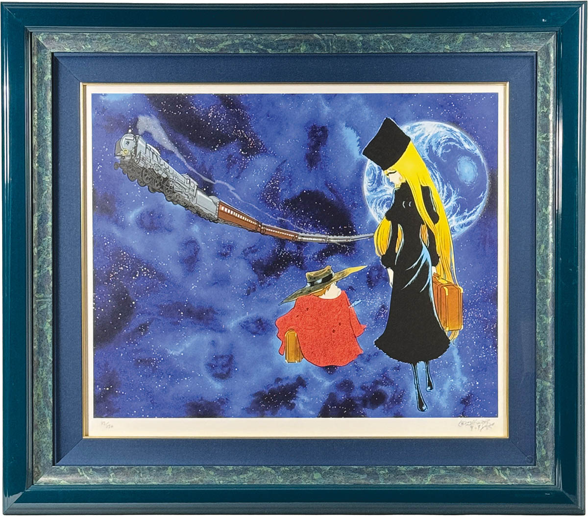 松本零士 銀河鉄道999 メーテル ピエゾグラフ サイン入り 証明書付