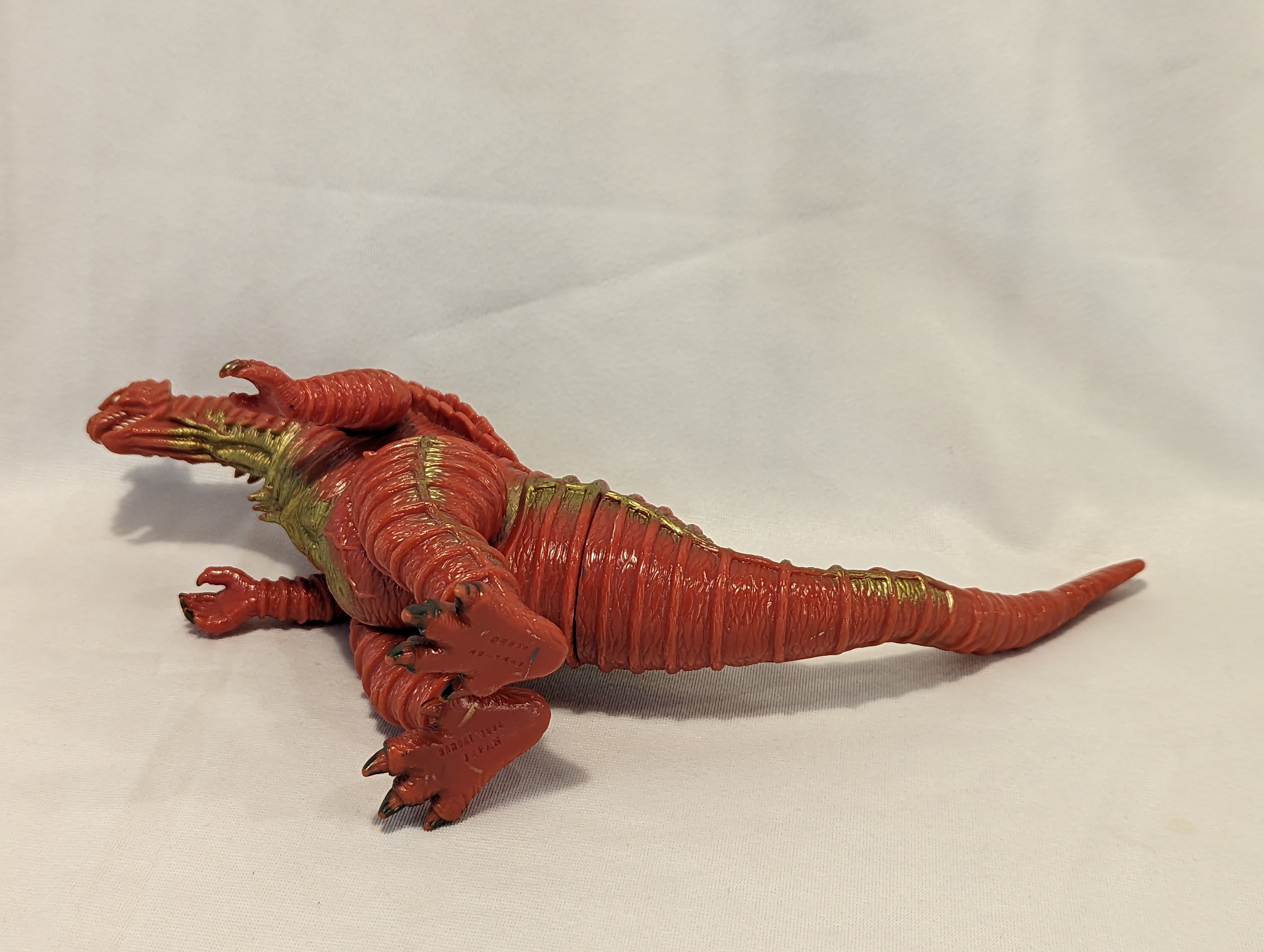 当時物 アボラス 青色発泡怪獣 ソフビ マルサン ブルマァク 当時物