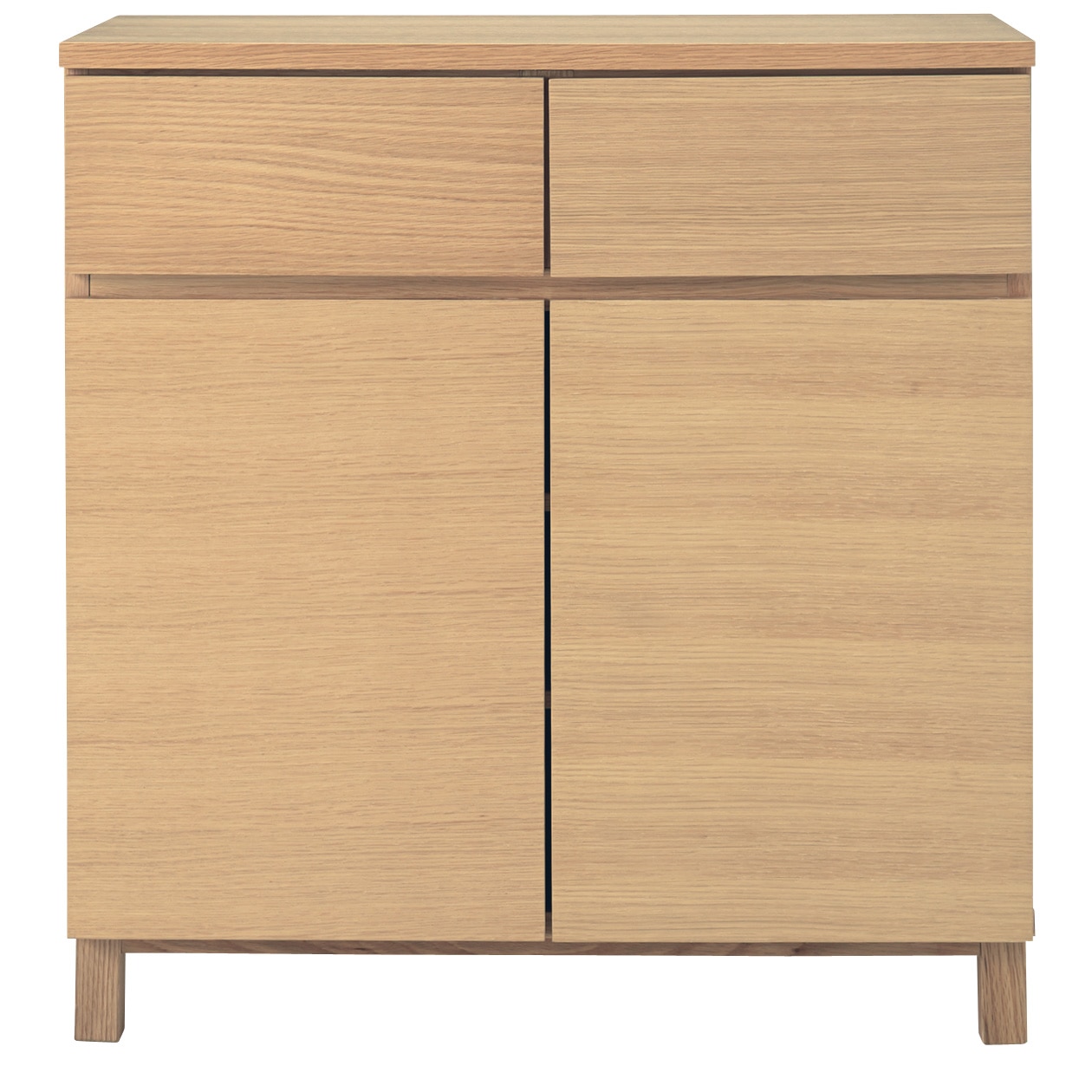 無印良品 スタッキングキャビネット オーク材 木製扉付き 収納 ✨廃盤