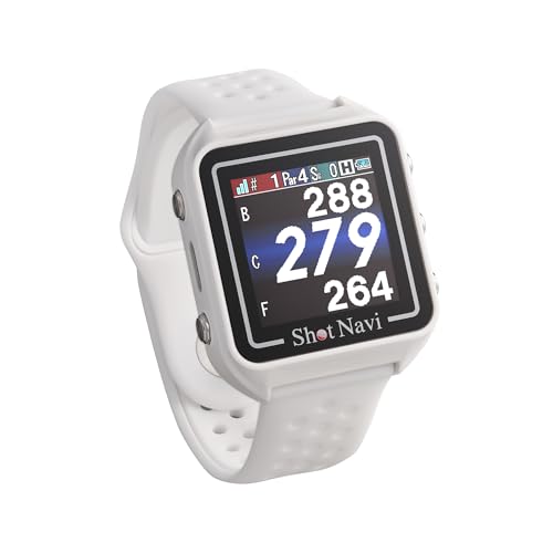 Shot Navi W1 Evolve ゴルフ GPS ウォッチ ホワイト Shot Navi W1