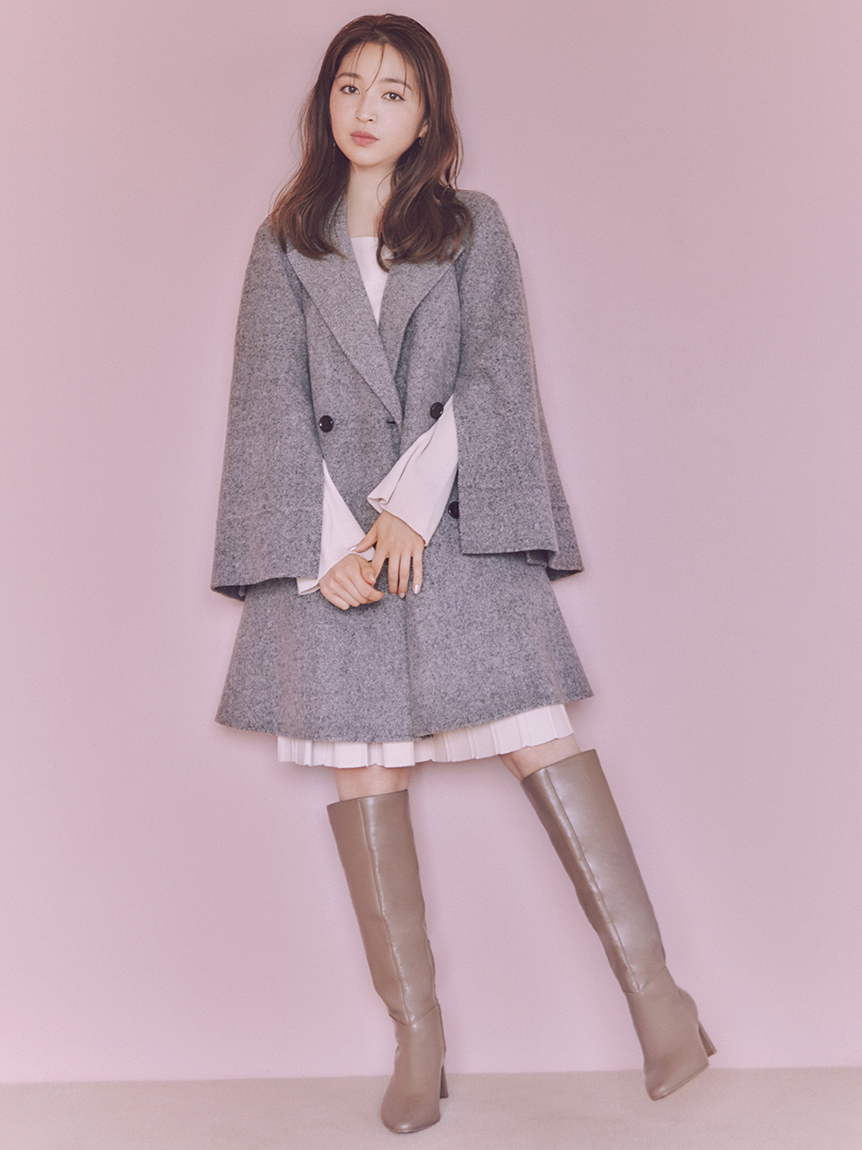 snidel リバーフレアコート