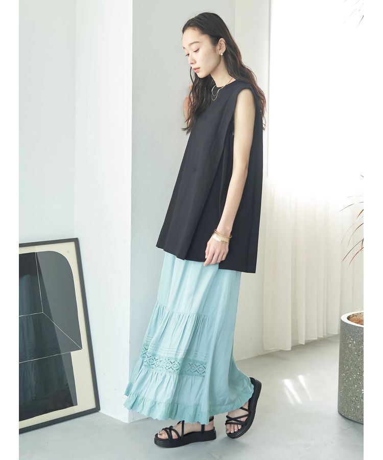 Share Spirit シルクタンクトップ ワンピース Share Spirit シルク