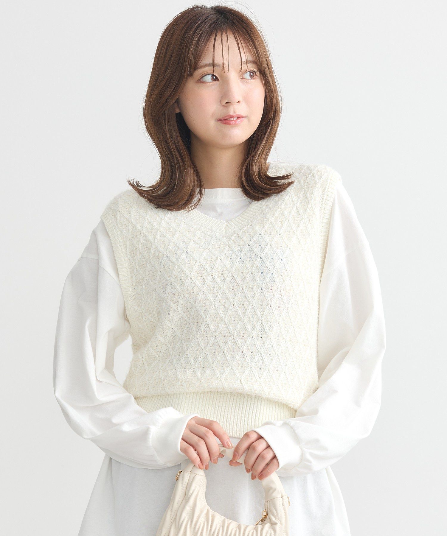 アトリエgg ジャガードニットベスト 【公式通販】