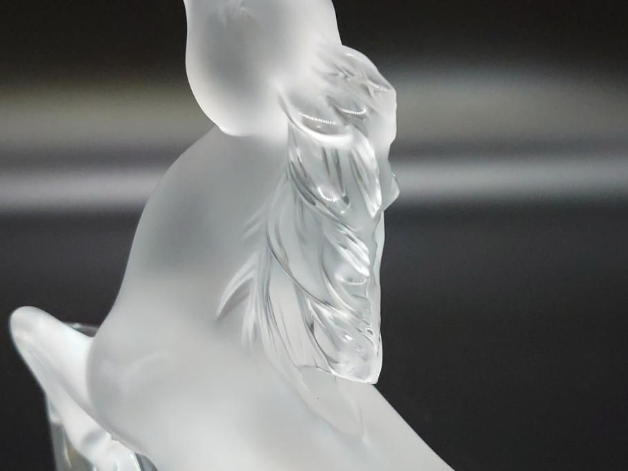 LALIQUE 馬のガラス彫刻 LALIQUE 馬のガラス彫刻 LALIQUE 馬のガラス