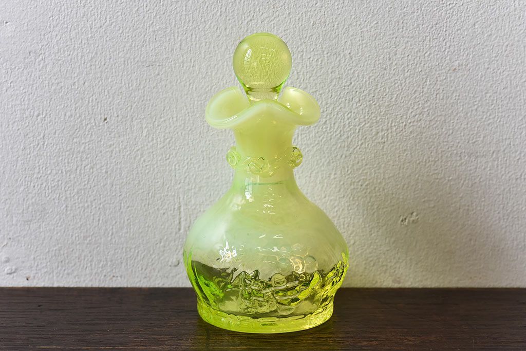 希少】ウランガラス ガラス瓶 コレクション アンティーク 希少 ウラン