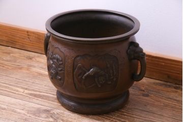 2025年最新】真鍮製 火鉢の人気アイテム - メルカリ 昌龍銘入り 茶道具 獣