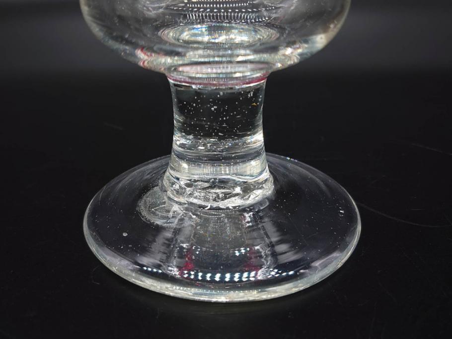 大正〜昭和初期 氷コップ 足黒 大正〜昭和初期 氷コップ 足黒