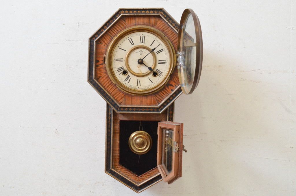 骨董品 和製アンティーク 大きい古い時計 セイコー SEIKOSHA 約50cm