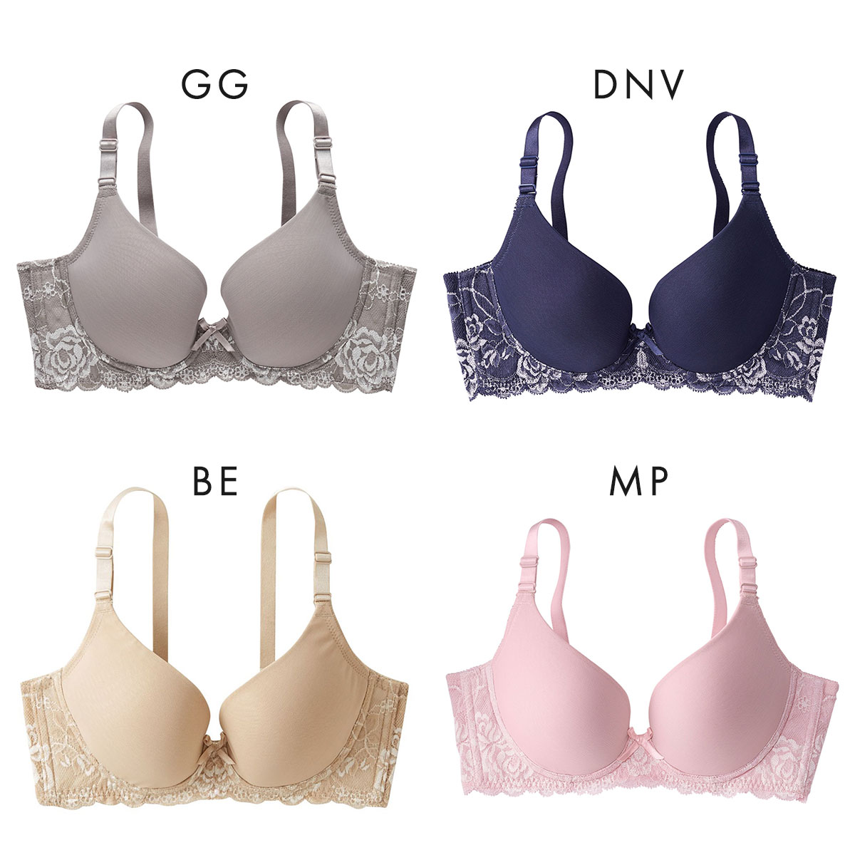 ニッセン 内緒でメイク！ノンワイヤー 脇高 柔らか シームレス