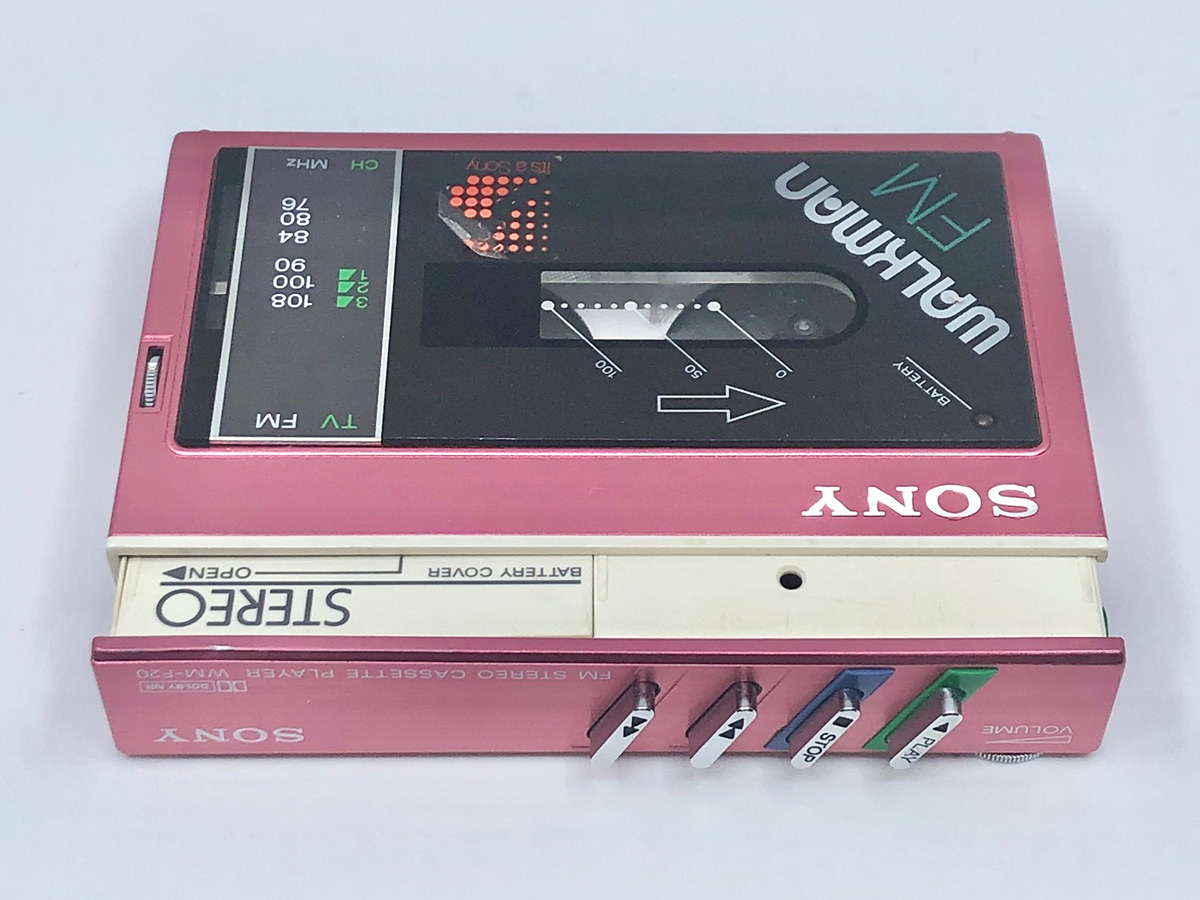 WALKMAN カセットウォークマン WM-F20 ピンク Sony WM-F20 ▷ Walkman.land