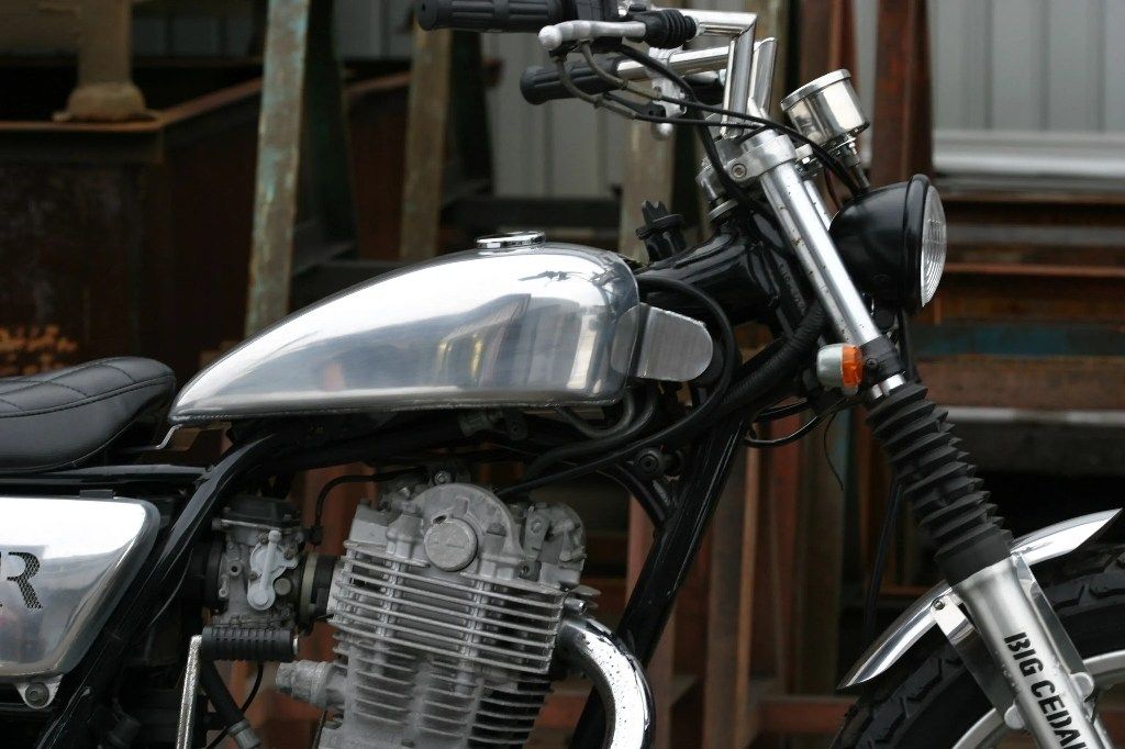 Webike | BIG CEDAR ビッグシーダー アルミチョップタンク SR400(1008