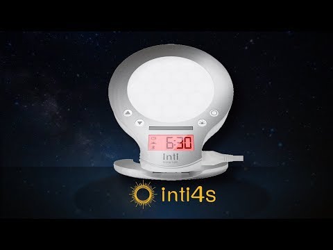 光目覚まし時計 inti4s シルバー INTI4SSILVER [デジタル] ムーン