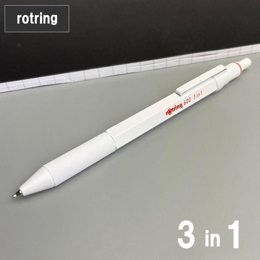 rotring ロットリング 600 3 in 1 ホワイト 2149494 - おしゃれで