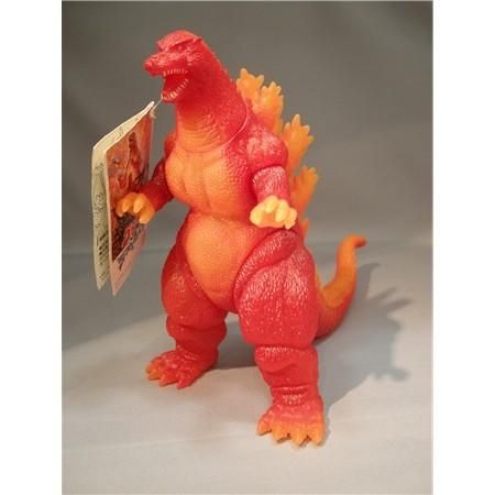 バンダイ ソフビ バーニング オレンジ ゴジラ 約20cm タグ付き 劇場