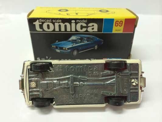 黒箱トミカ69 コロナマークⅡ-L 1E 美品 日本製 デッドストック 黒箱