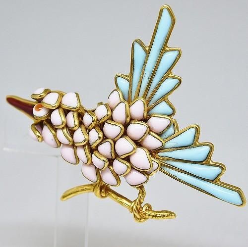 CHANEL シャネル ヴィンテージ 鳥ブローチ グリポア - 世界の