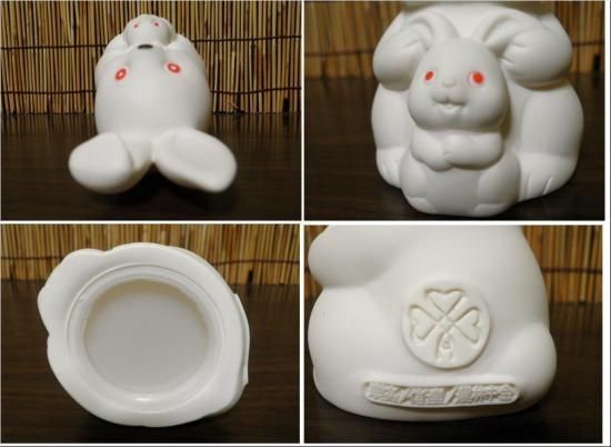 農協 ソフビ貯金箱 （ウサギ） - 「宝の森」昭和レトロ雑貨