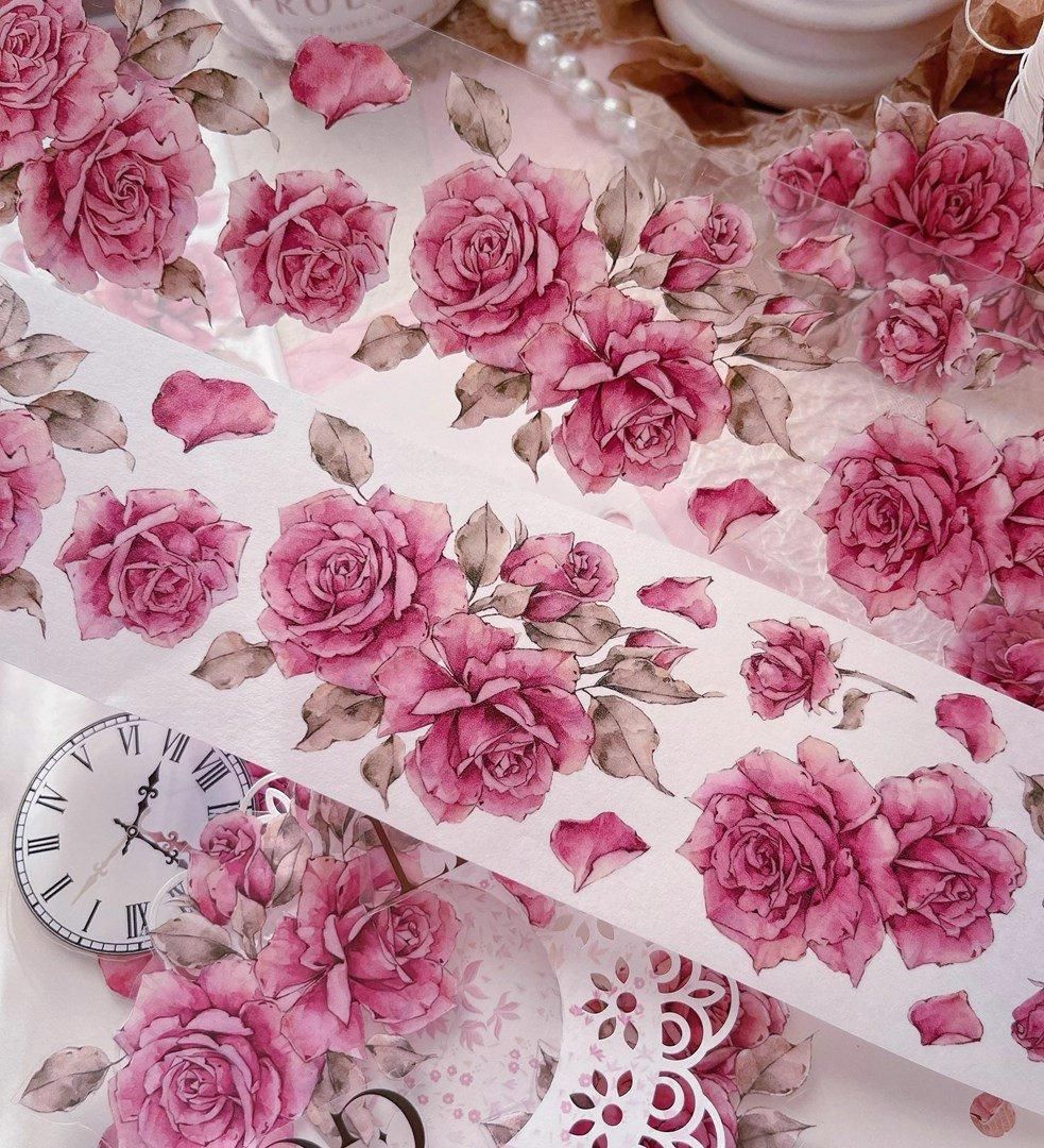 8800】海外 マステ 5m巻売り マットPETカッティング 動物 ワンチャン 2