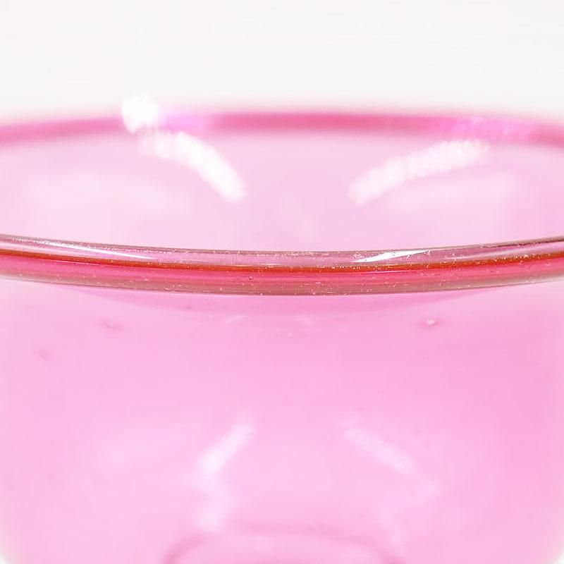 大正ガラス 吹きガラス コンポート 直径15cm 高さ14cm