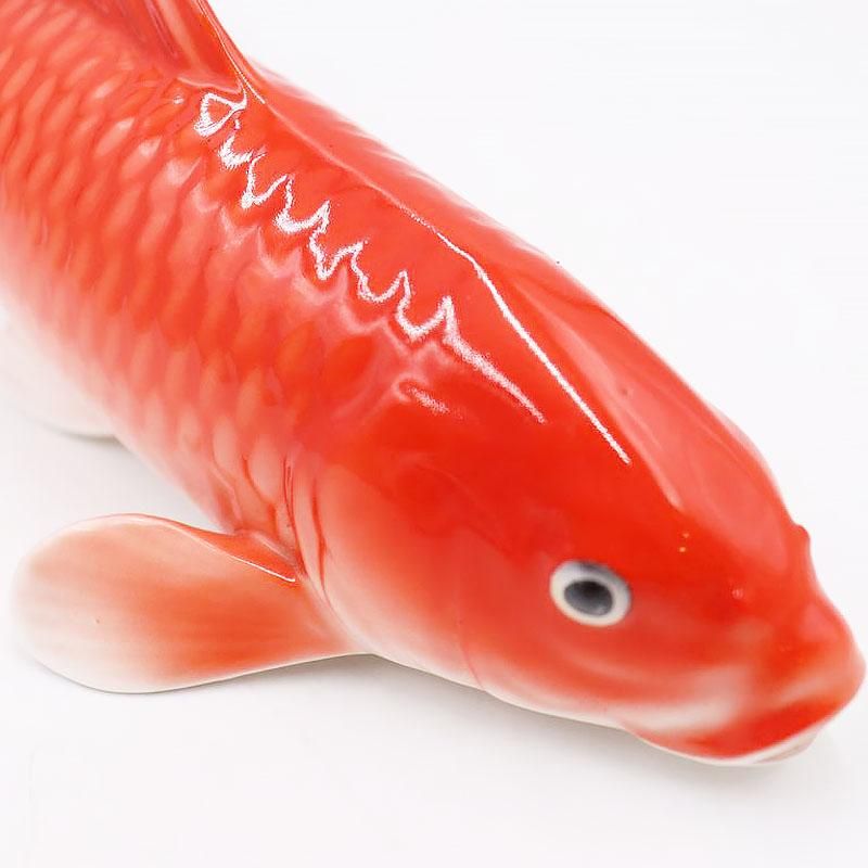 ノリタケボーンチャイナ 鯉 置物 昭和15年頃